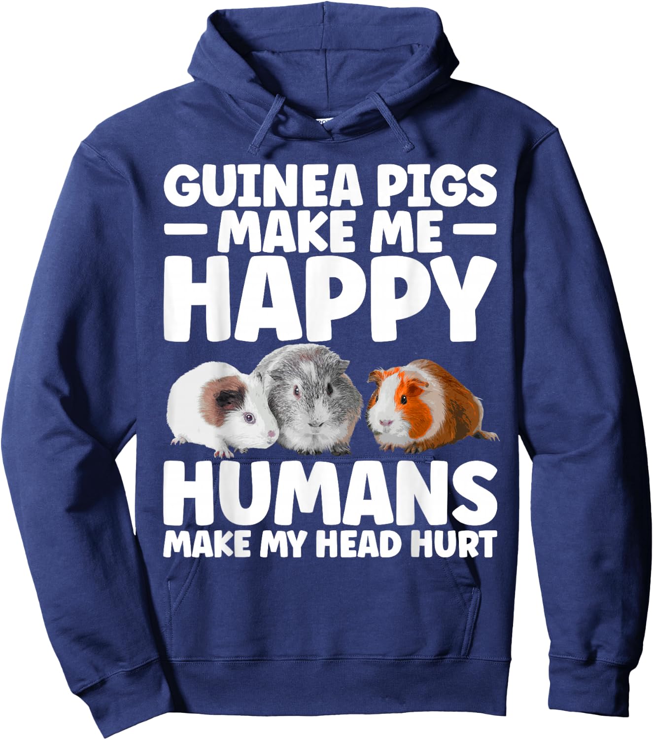 Funny Guinea Pig Clothes Men Women Rodent Guinea Pig Lover Hoodie - Hoodie | Navy