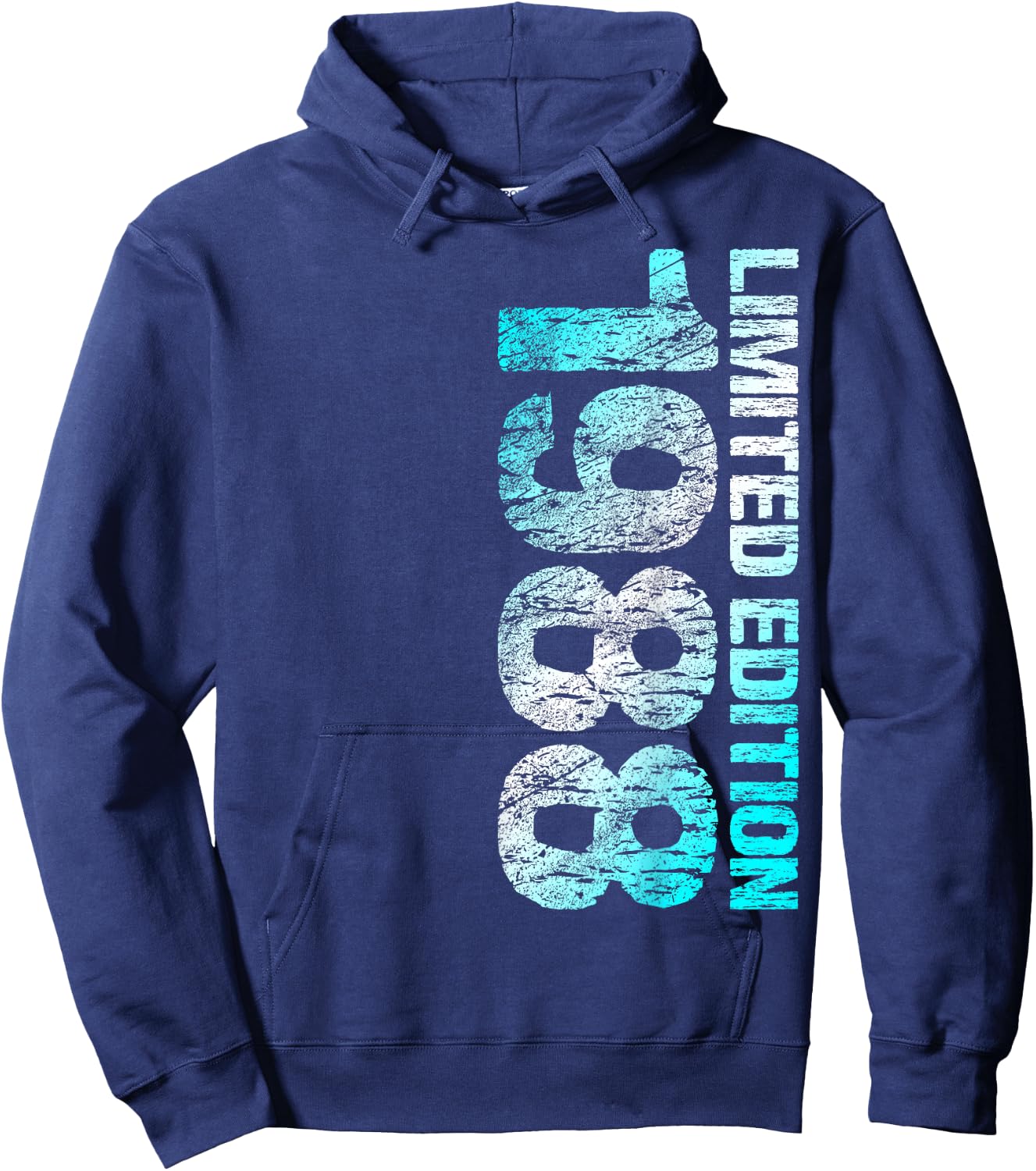 1988 Man Woman 35th Birthday Limited Edition 35 , black Hoodie - Hoodie | Navy