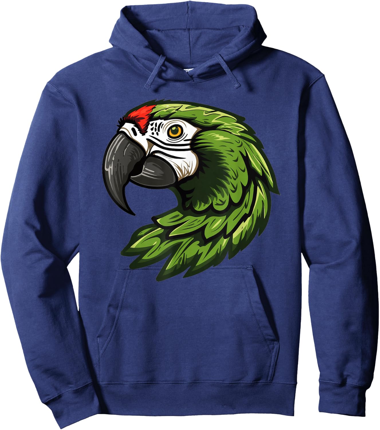 Military Macaw Logo Design Hoodie - Hoodie | Navy