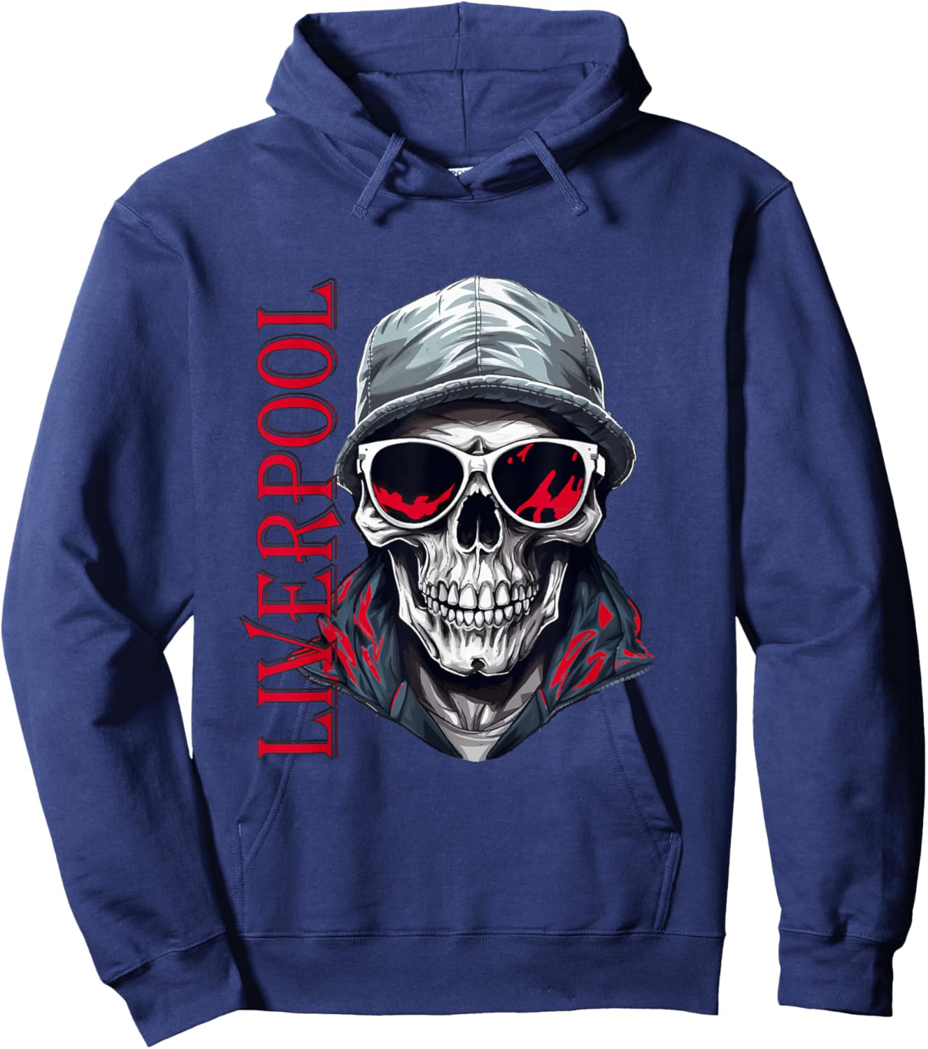 Liverpool Ultra Bad Boys Liverpool Ultras Gift Hoodie - Hoodie | Navy