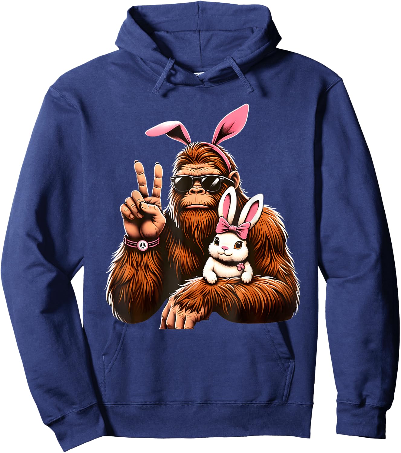 T-Shirt Hoodie - Hoodie | Navy