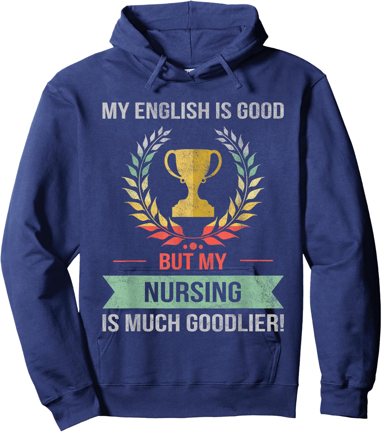 Funny Nurse Occupation Hoodie - Hoodie | Navy