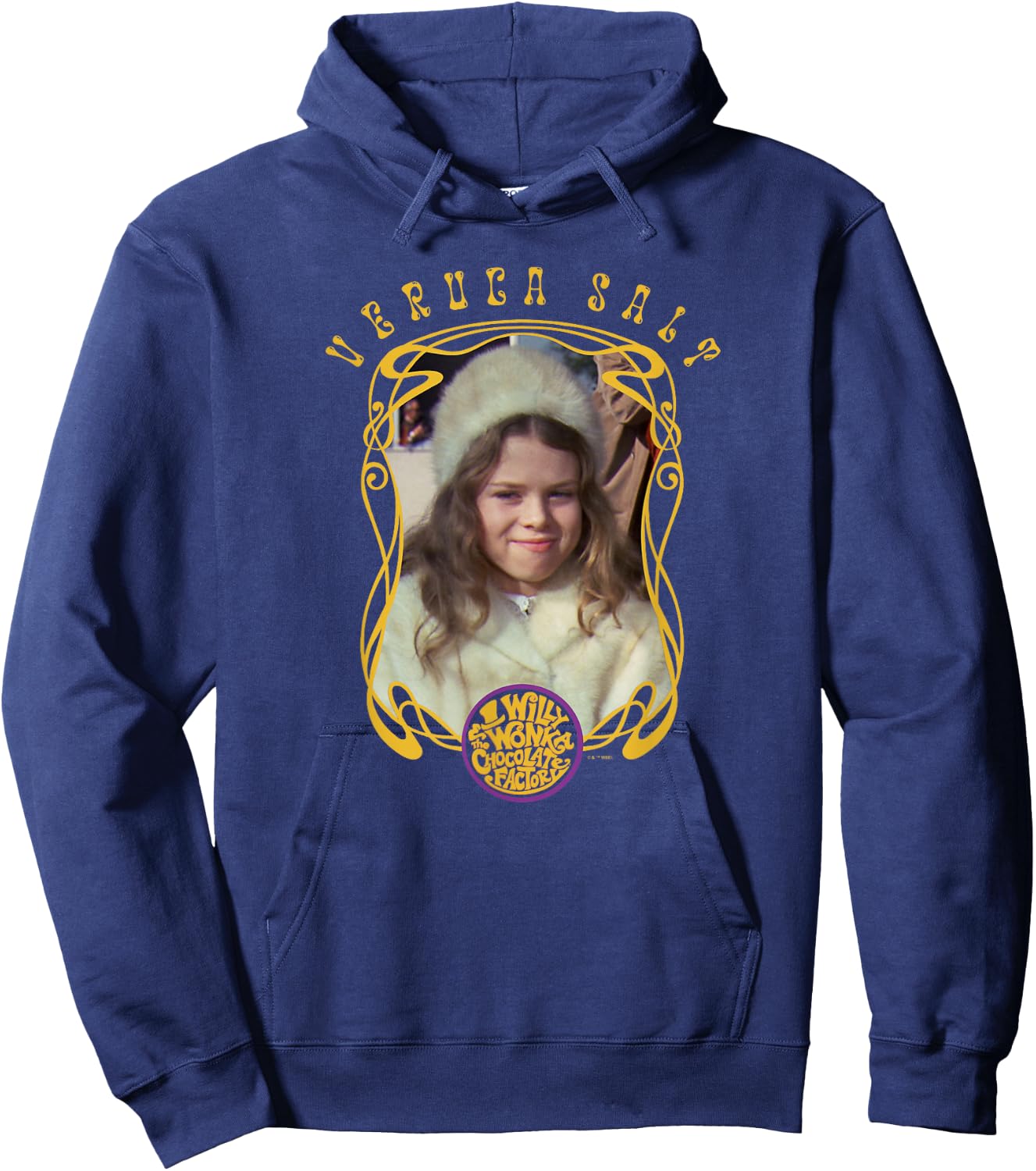 Willy Wonka And The Chocolate Factory Veruca Salt Frame Hoodie - Hoodie | Navy