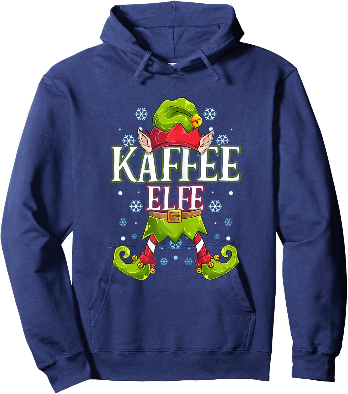 Kaffeelfe Weihnachtsoutfit Weihnachten Familie Outfit Hoodie - Hoodie | Navy