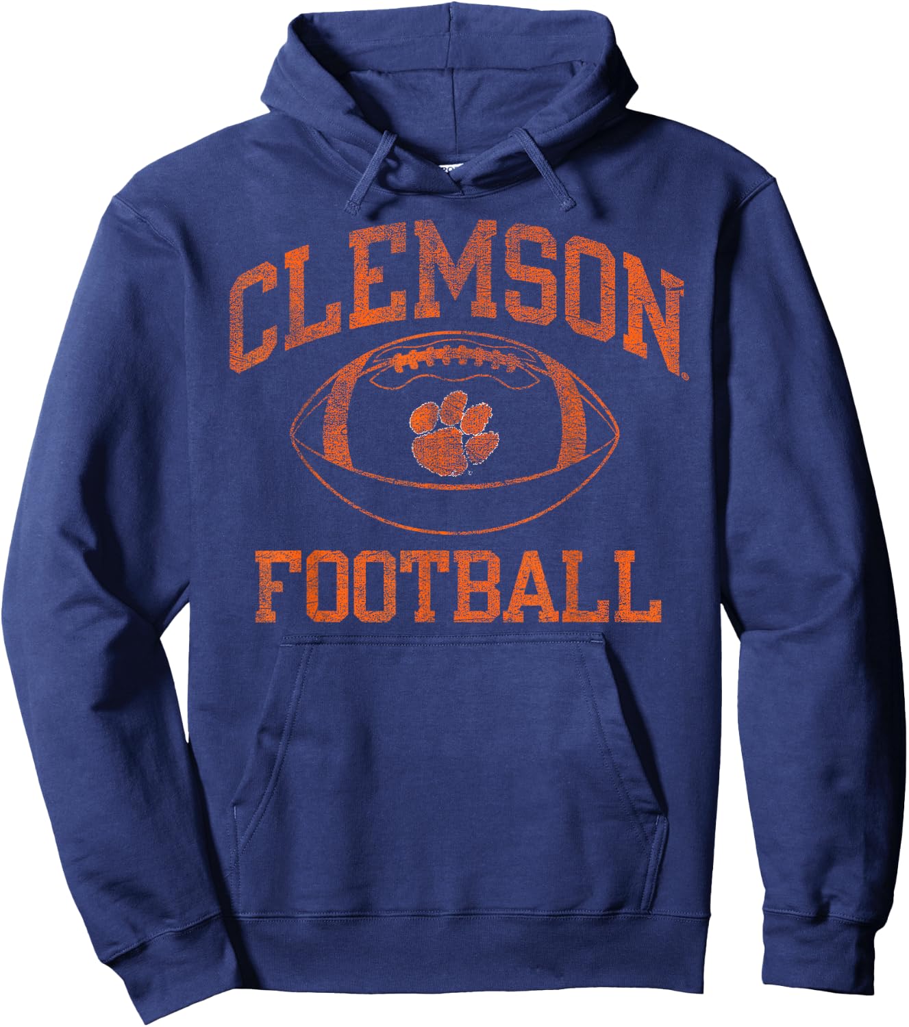 Elite Authentics Purple Clemson Tigers Football , Men's, Small, Short Sleeve, , Polyester 100%, Officially Licensed, Clemson Fans, Students, Alumni, and Families Hoodie - Hoodie | Navy