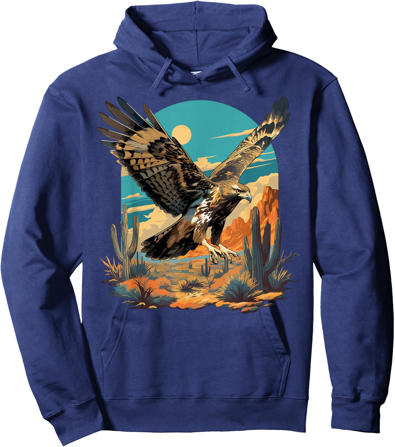 T-Shirt Hoodie - Hoodie | Navy