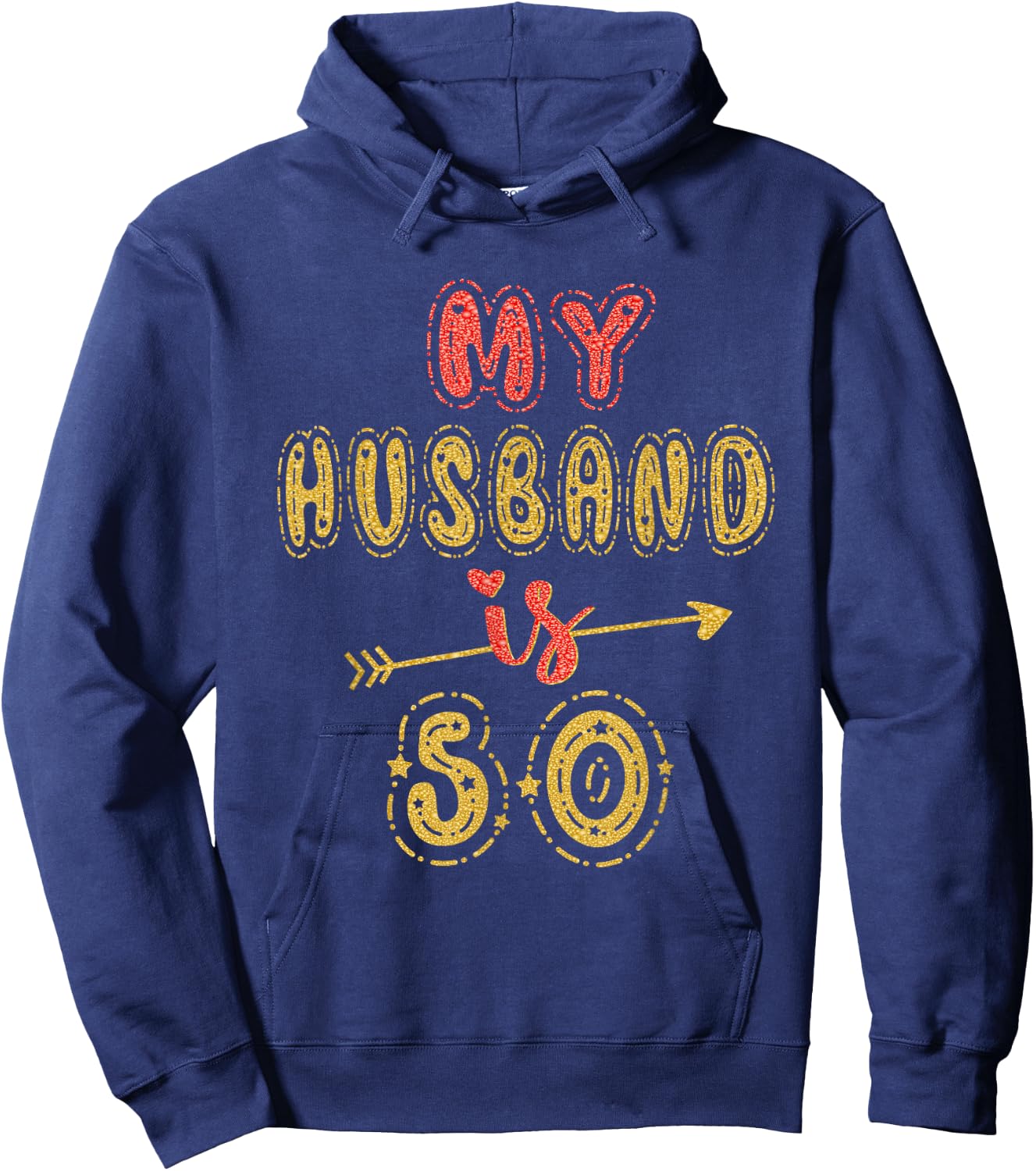 My Husband Is 50 Years Old Men 50th Birthday Idea Hoodie - Hoodie | Navy