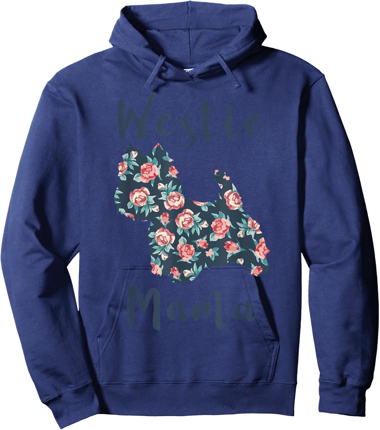 West Highland White Terrier Mom Westie Mama Mother Day Women Hoodie - Hoodie | Navy