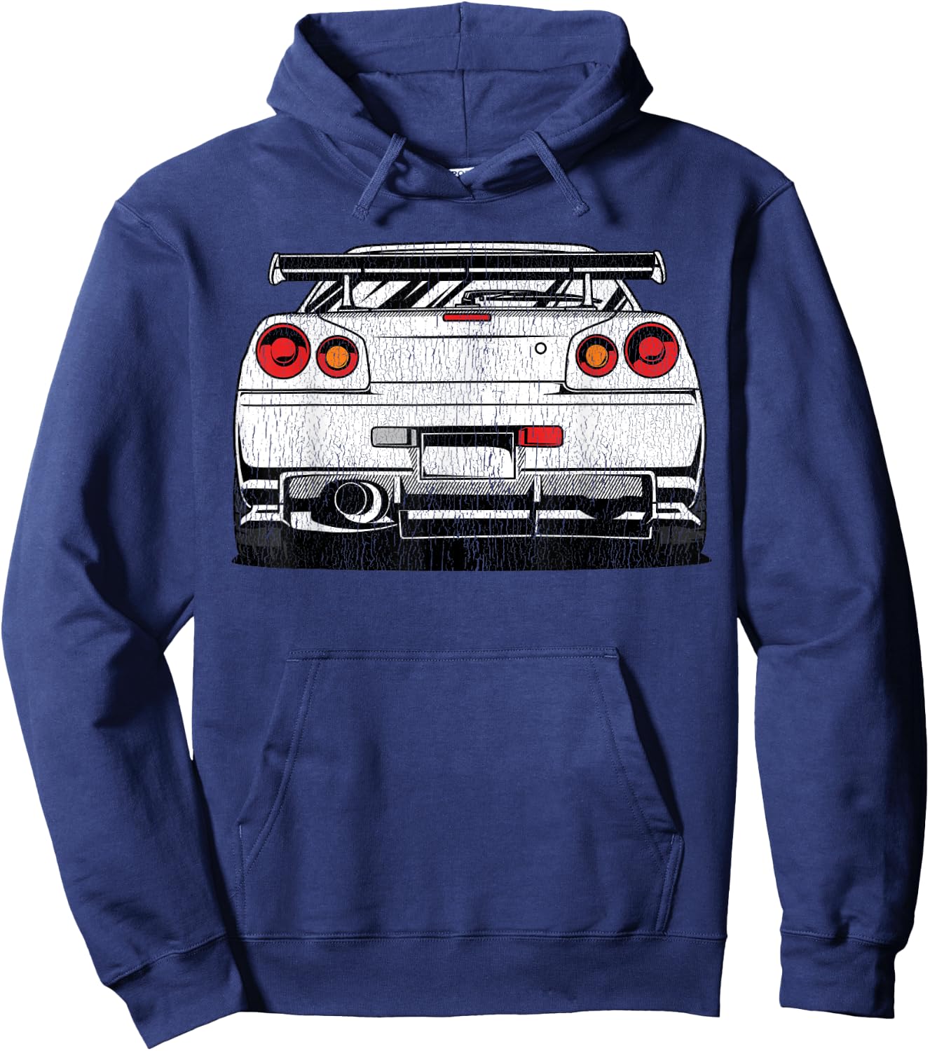 Street Racing Automotive JDM Import Tuner Drift Car Hoodie - Hoodie | Navy