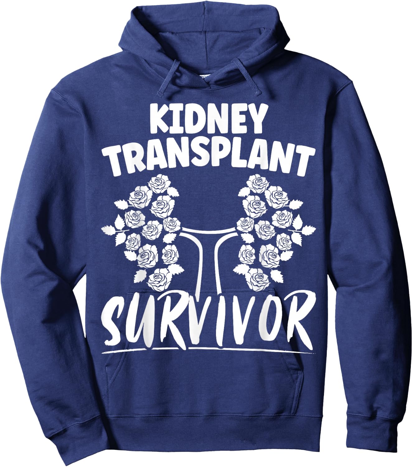 Kidney Transplant Survivor Organ Recipient Transplant Tough Hoodie - Hoodie | Navy