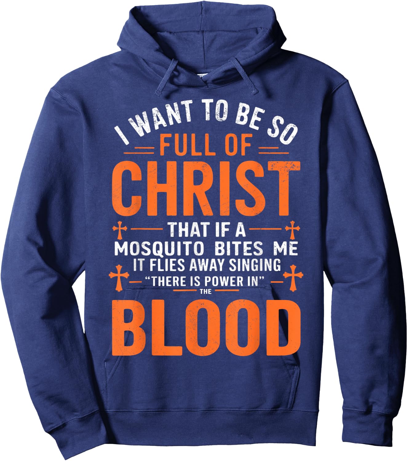 Christian Religious Servant Of God Faithful Jesus Funny Hoodie - Hoodie | Navy