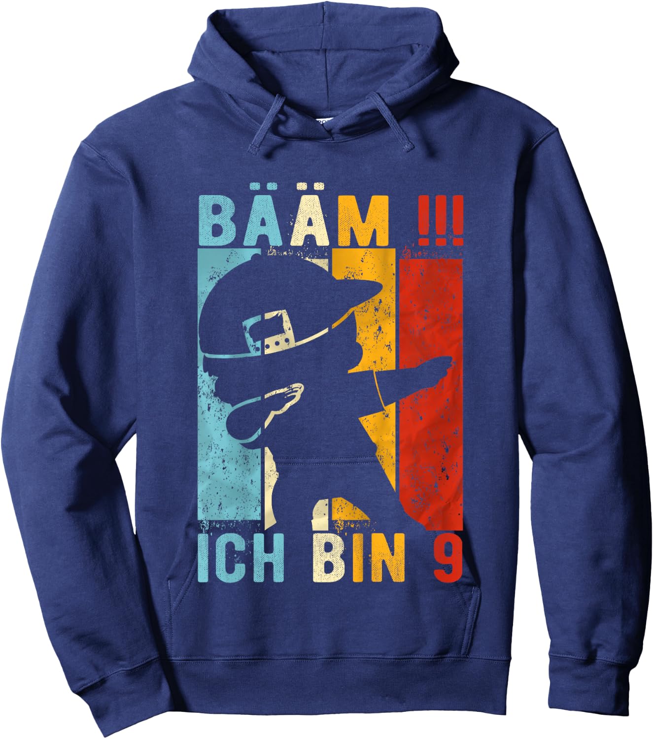 Children's Dabbing Birthday 9 Years Boy Gift 9 Boys , black Hoodie - Hoodie | Navy