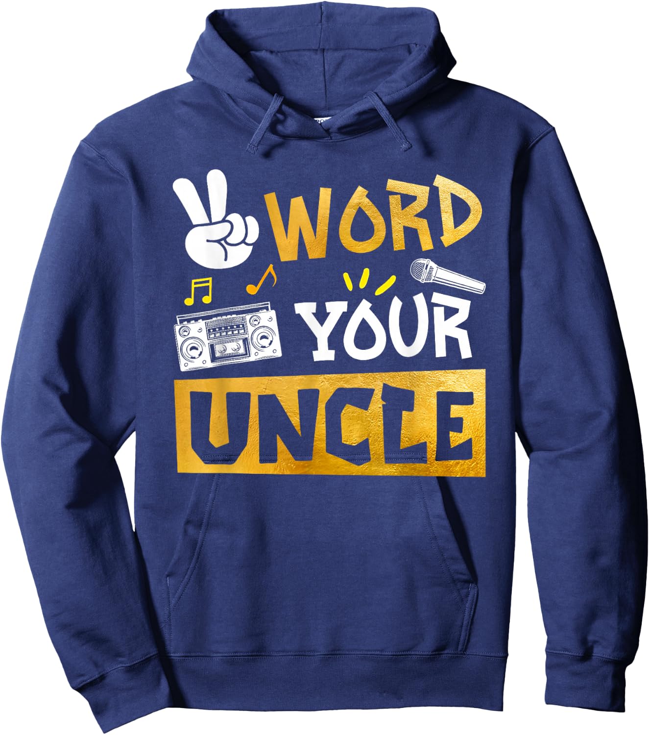 Word Your Uncle - Uncle Of The Birthday Two Legit To Quit Hoodie - Hoodie | Navy