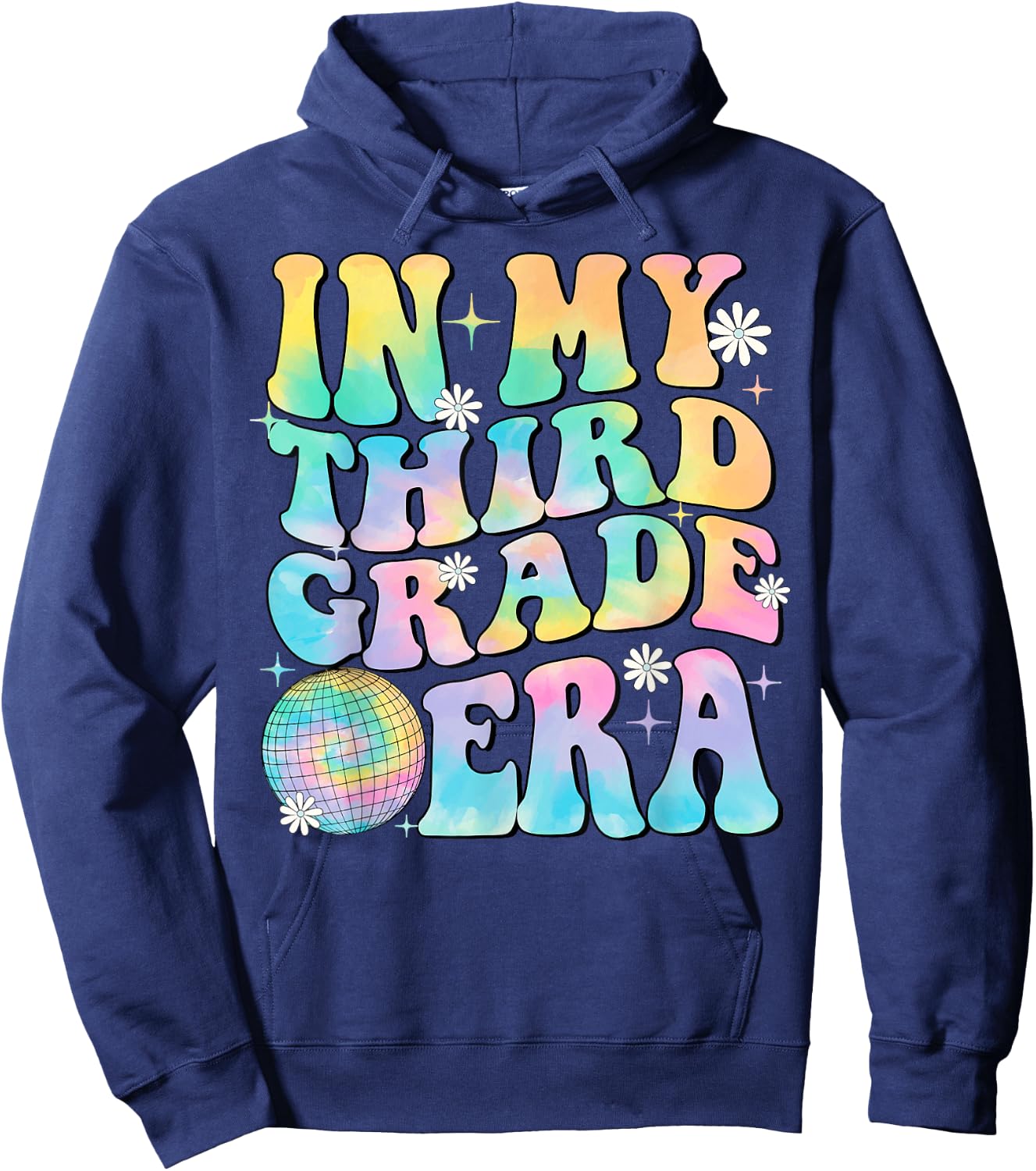 In My Third Grade Era 3rd Grade Girl Teacher Back to School Hoodie - Hoodie | Navy