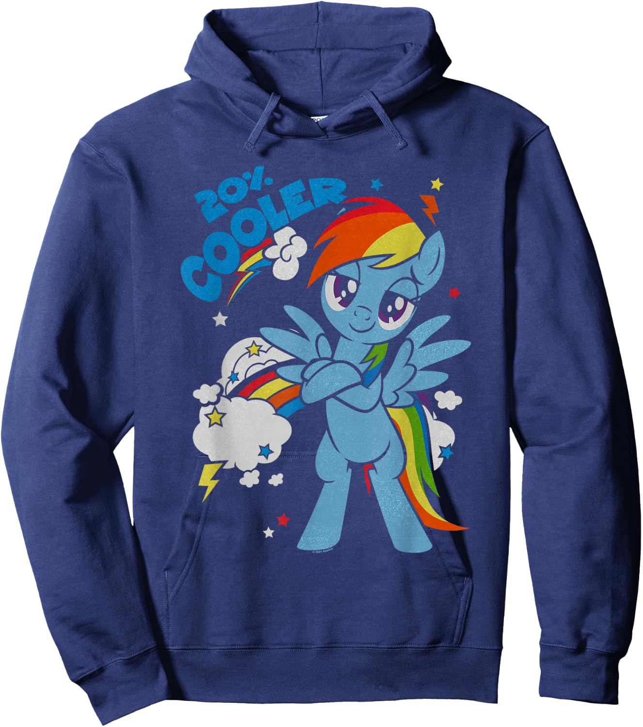 My Little Pony 20% Cooler with Rainbow Dash Hoodie - Hoodie | Navy