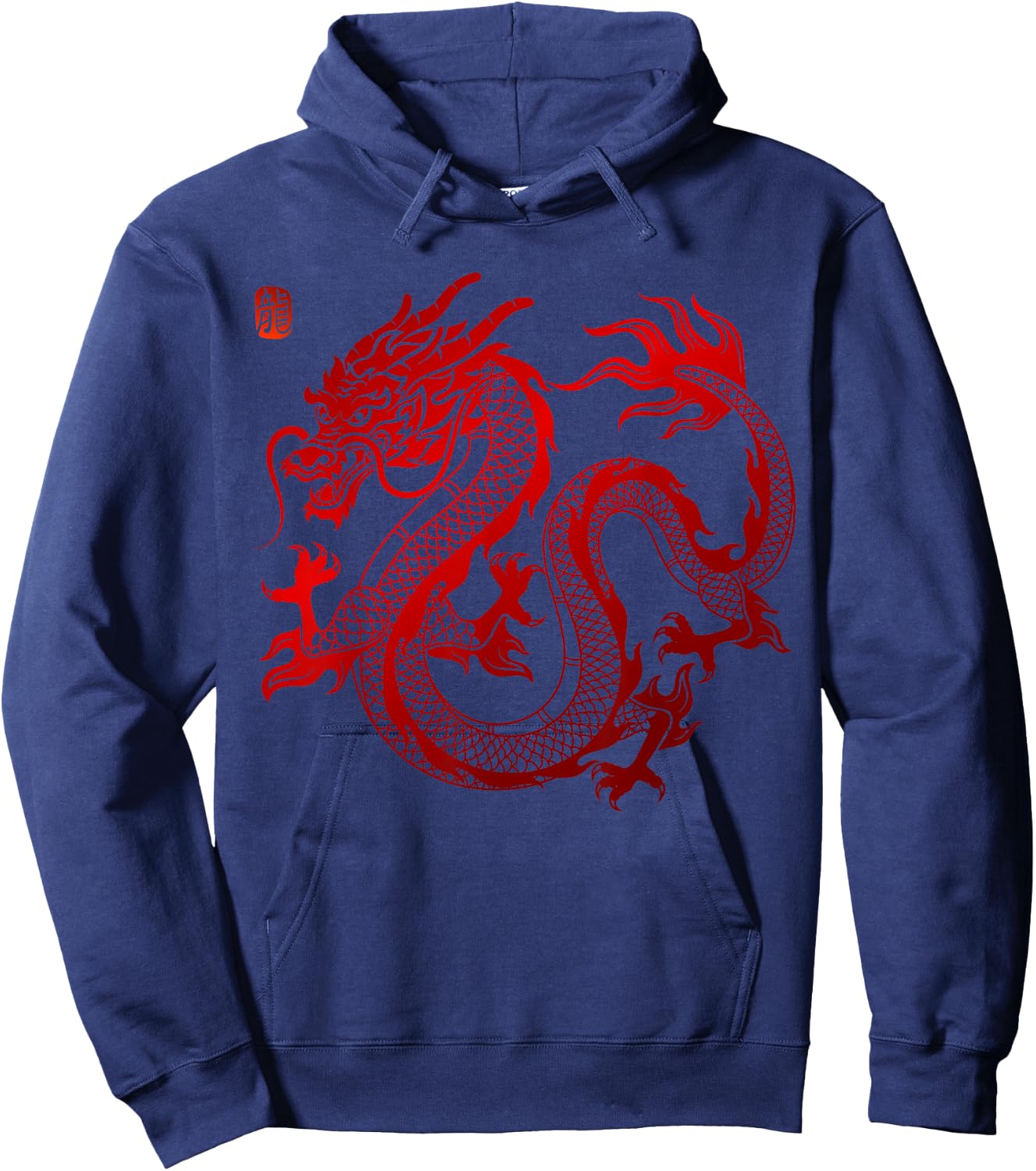 Chinese Dragon Hoodie - Hoodie | Navy