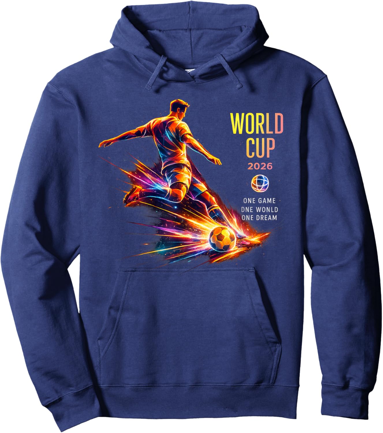 Fußball - WM 2026 One Game World Dream, farbig Hoodie - Hoodie | Navy