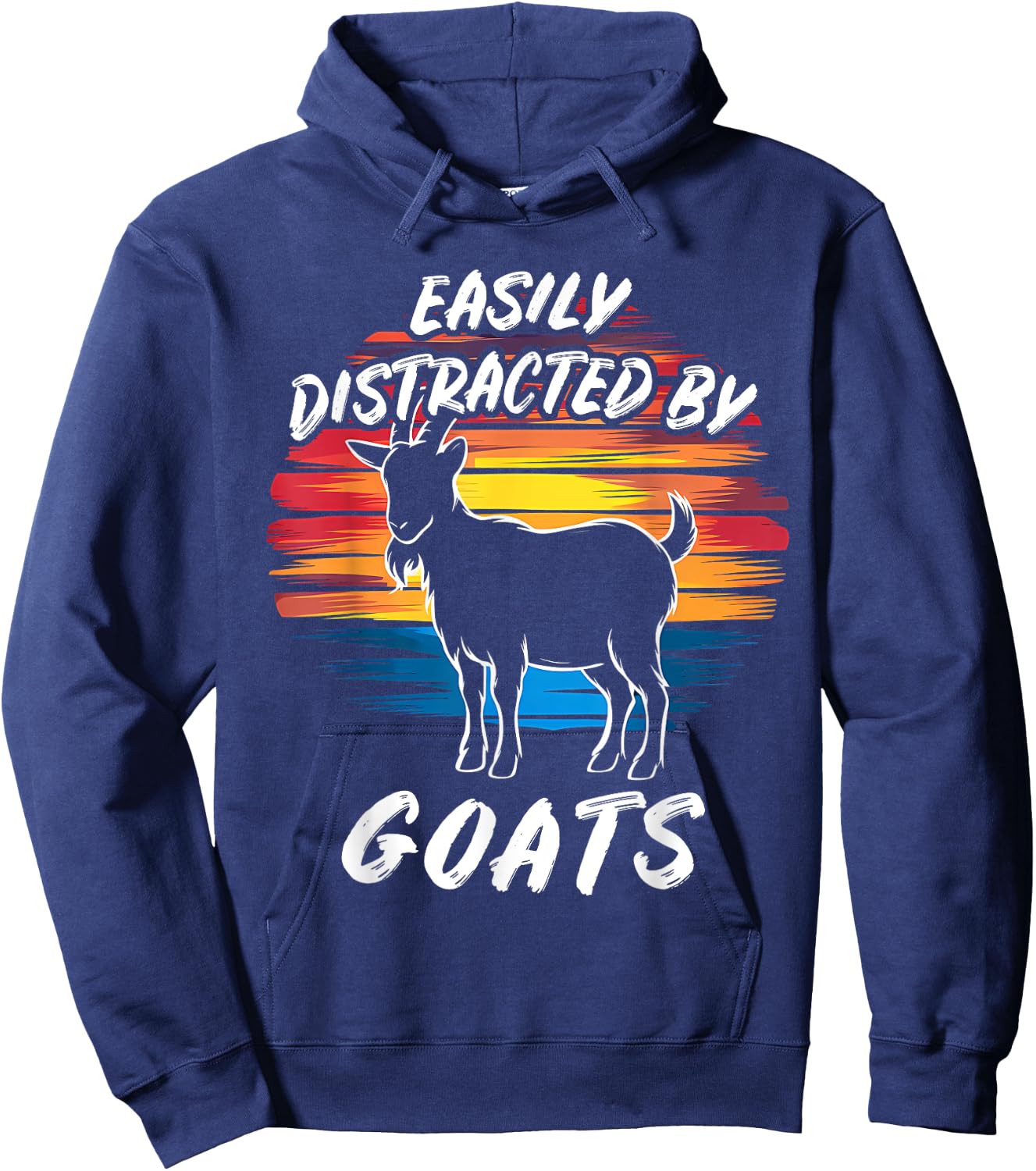Goat Lover Farming Nature Farmer Gift | & Hoodie - Hoodie | Navy