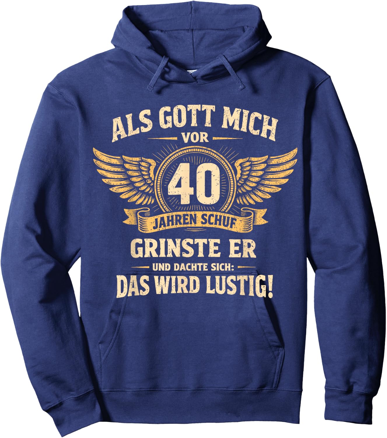 40. Geburtstag Mann Frau 40 Jahre Deko 1986 Geschenk Lustig Hoodie - Hoodie | Navy