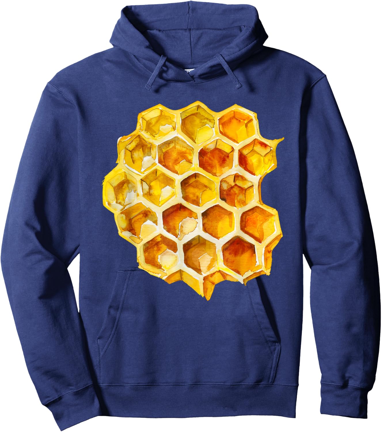 Honeycomb Hexagon Hoodie - Hoodie | Navy