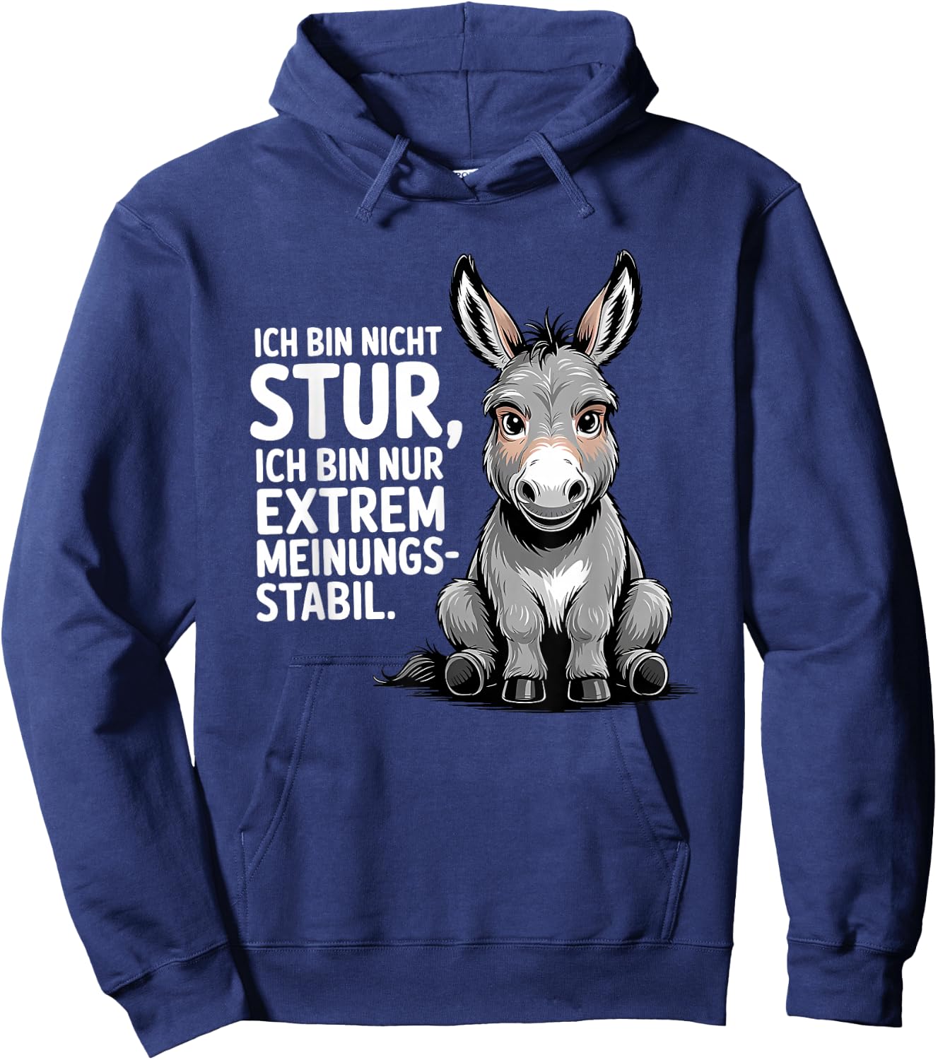 ich Bin Nicht stur ich Bin nur extrem meinungs stabil Hoodie - Hoodie | Navy