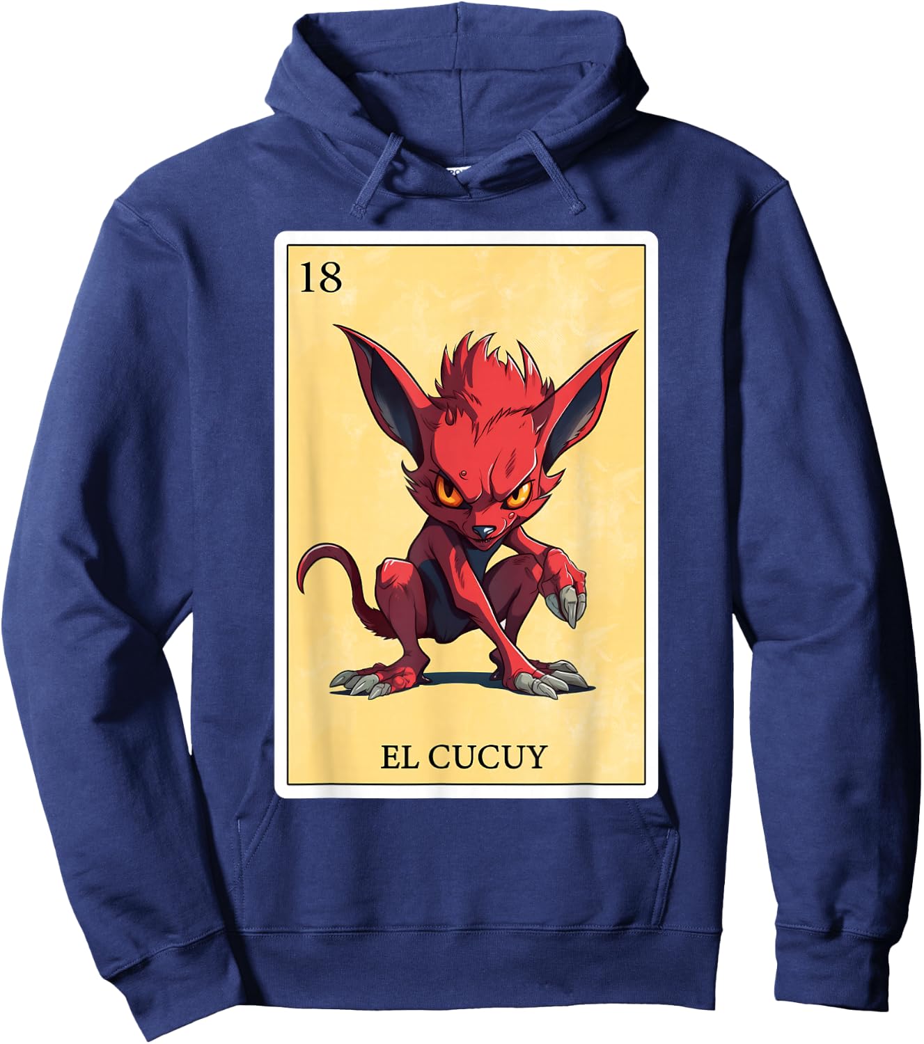Funny Spanish-Mexican Bingo Gifts - El Cucuy Hoodie - Hoodie | Navy
