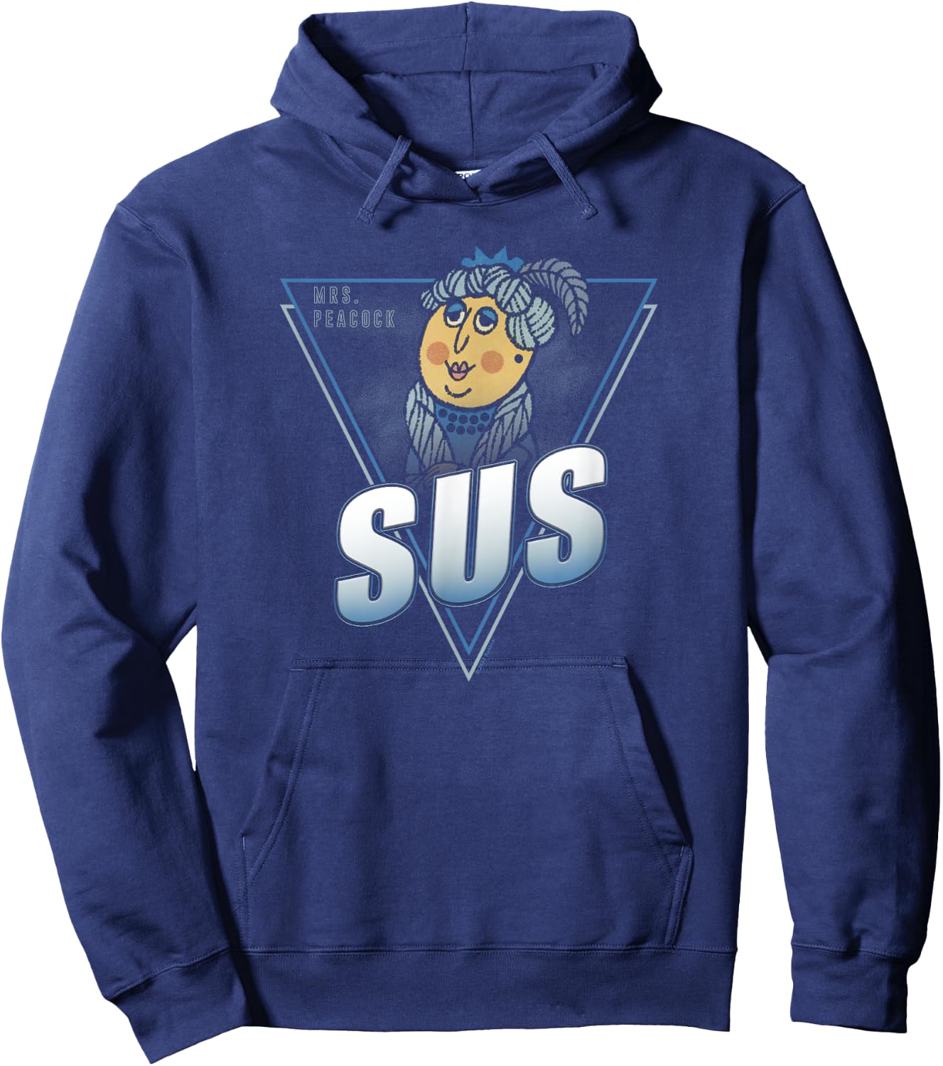 Clue Mrs. Peacock SUS Poster Hoodie - Hoodie | Navy