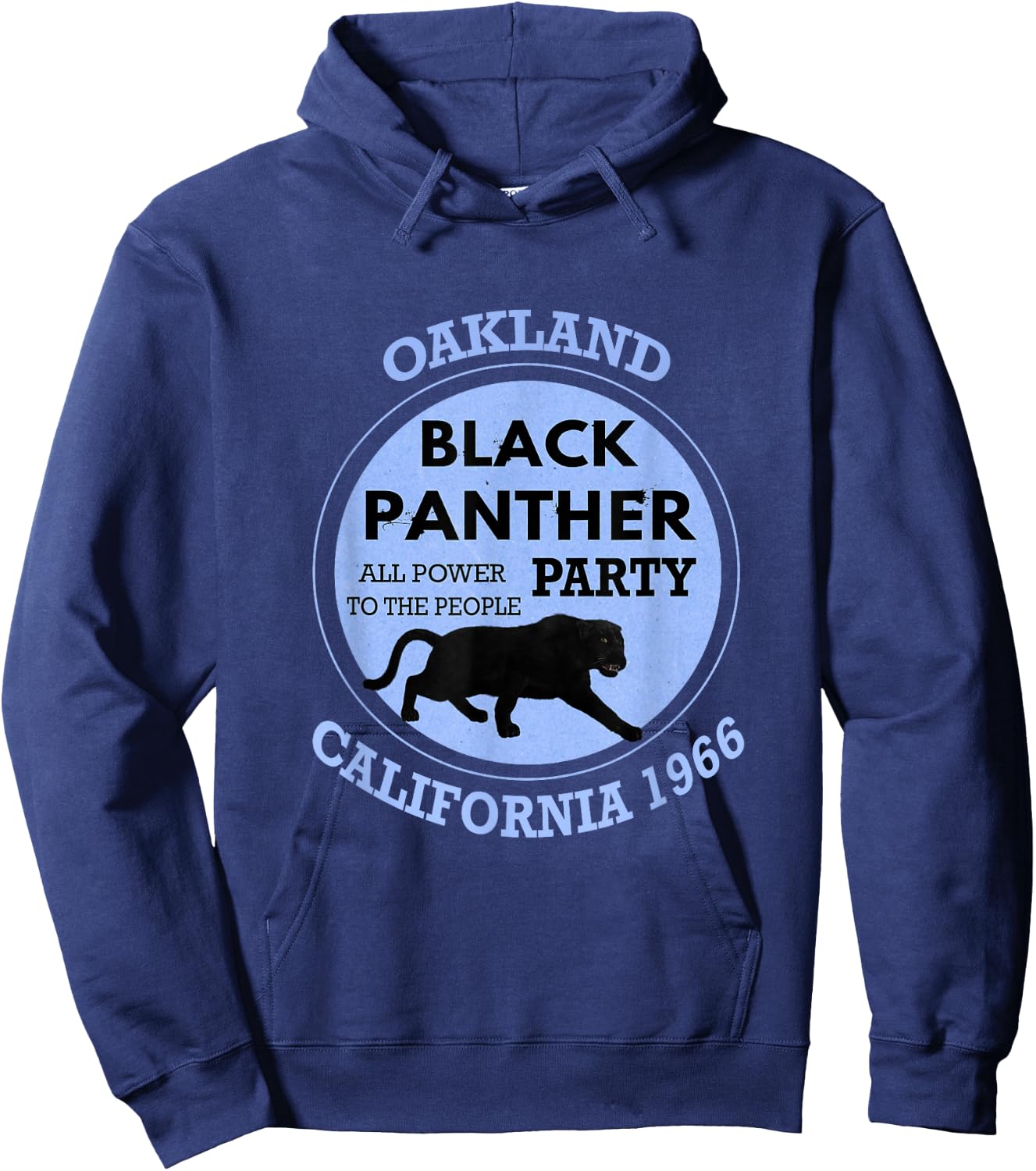 Oakland California 1966 Black Panther Party Hoodie - Hoodie | Navy