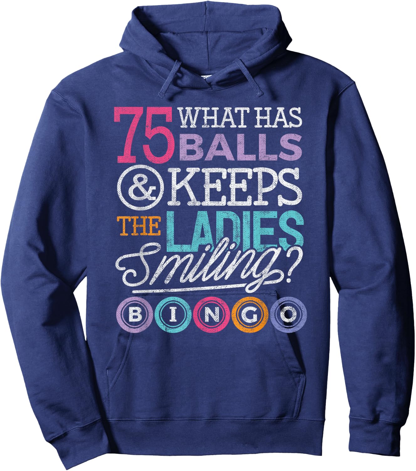Funny Bingo Shirts Men Women Bingo Lover Grandma Hoodie - Hoodie | Navy