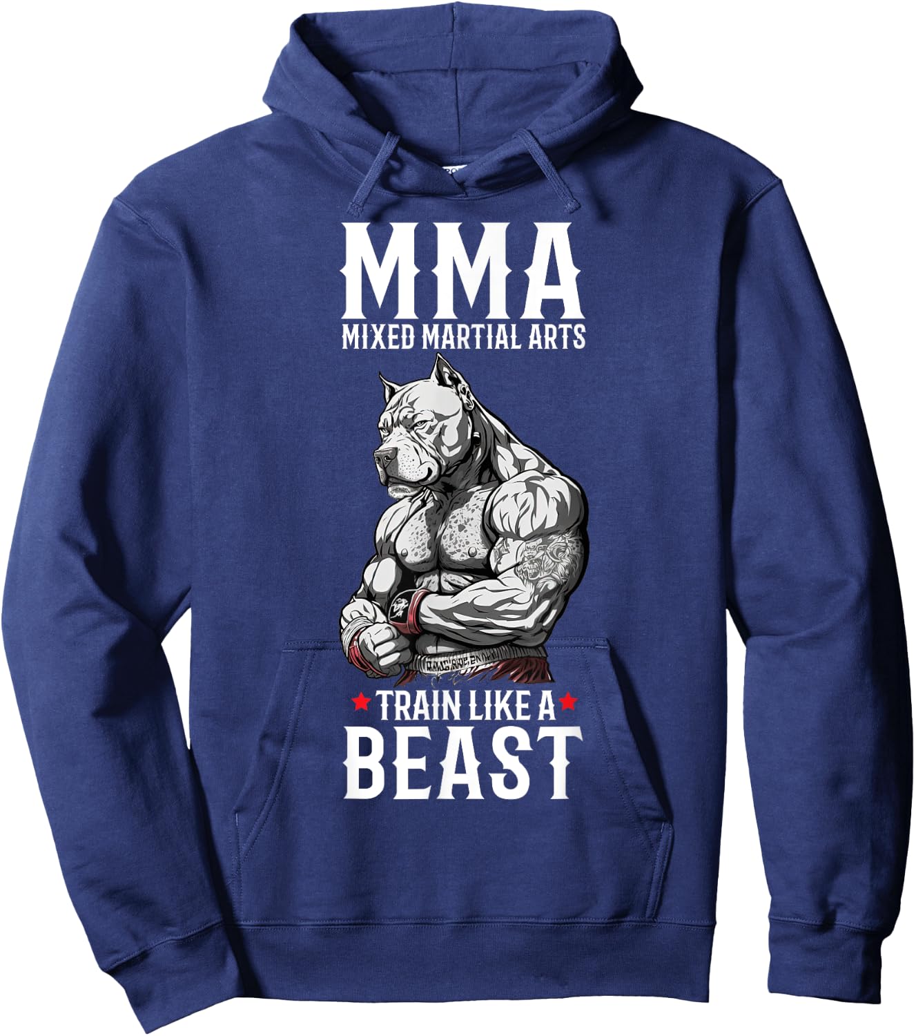 MMA Train Like A Beast - Cage Fighter Free Fighting Hoodie - Hoodie | Navy
