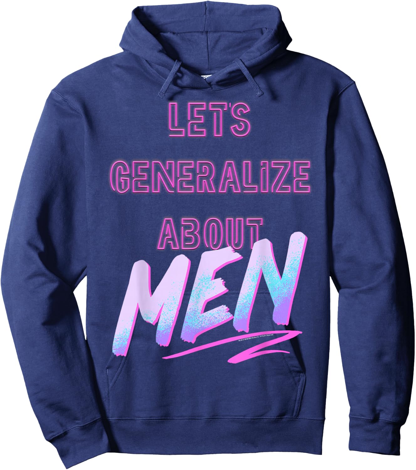 Crazy Ex-Girlfriend Lets Generalize About Men Hoodie - Hoodie | Navy