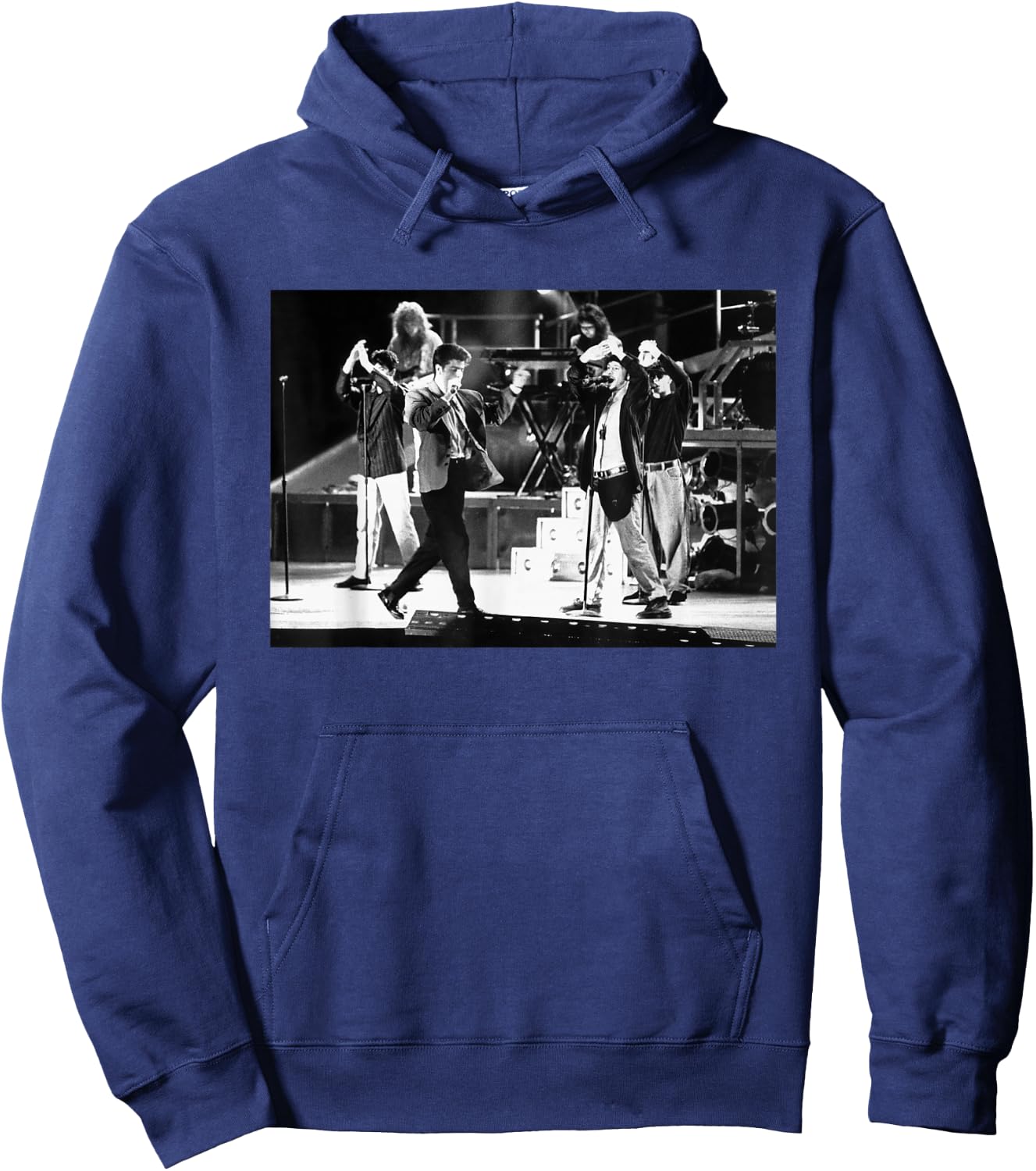 New Kids on The Block No More Games 1991 Tour Hoodie - Hoodie | Navy