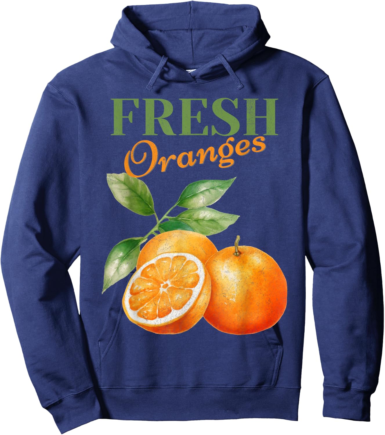 Fresh Oranges Homestead Homegrown Farmhouse Farmer Hoodie - Hoodie | Navy