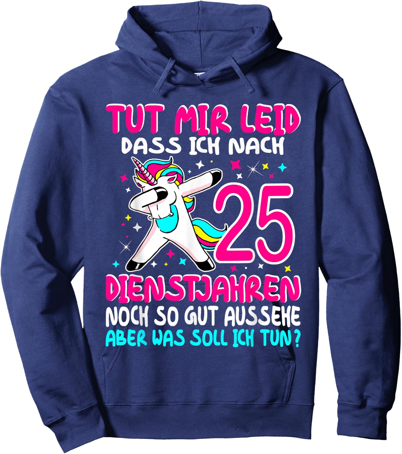 25 Jähriges Dienstjubiläum Jubiläum Firmenjubiläum 25 Jahre Hoodie - Hoodie | Navy