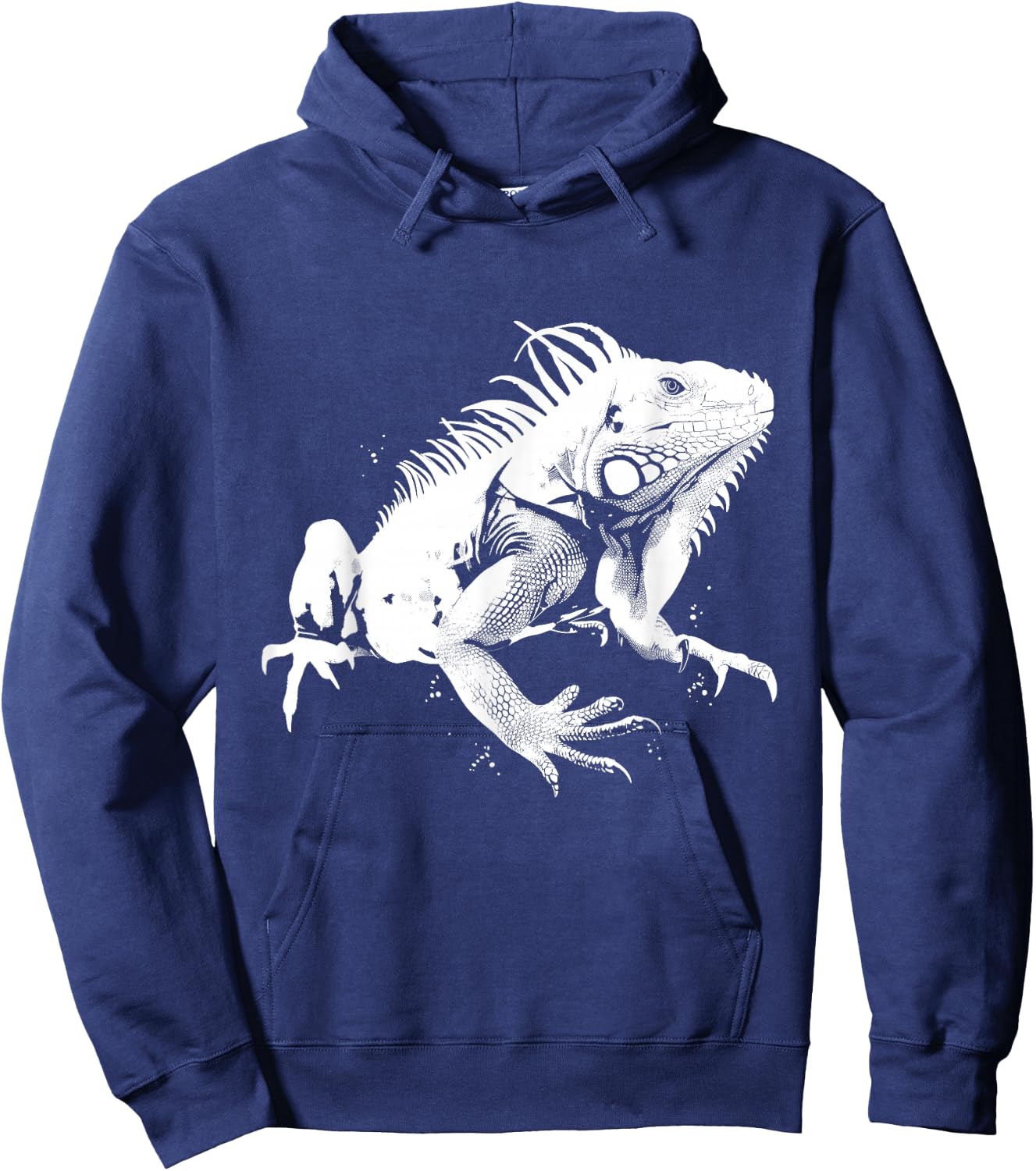 Iguana Reptile Lover Iguana Hunting Hunter Lizard Hoodie - Hoodie | Navy