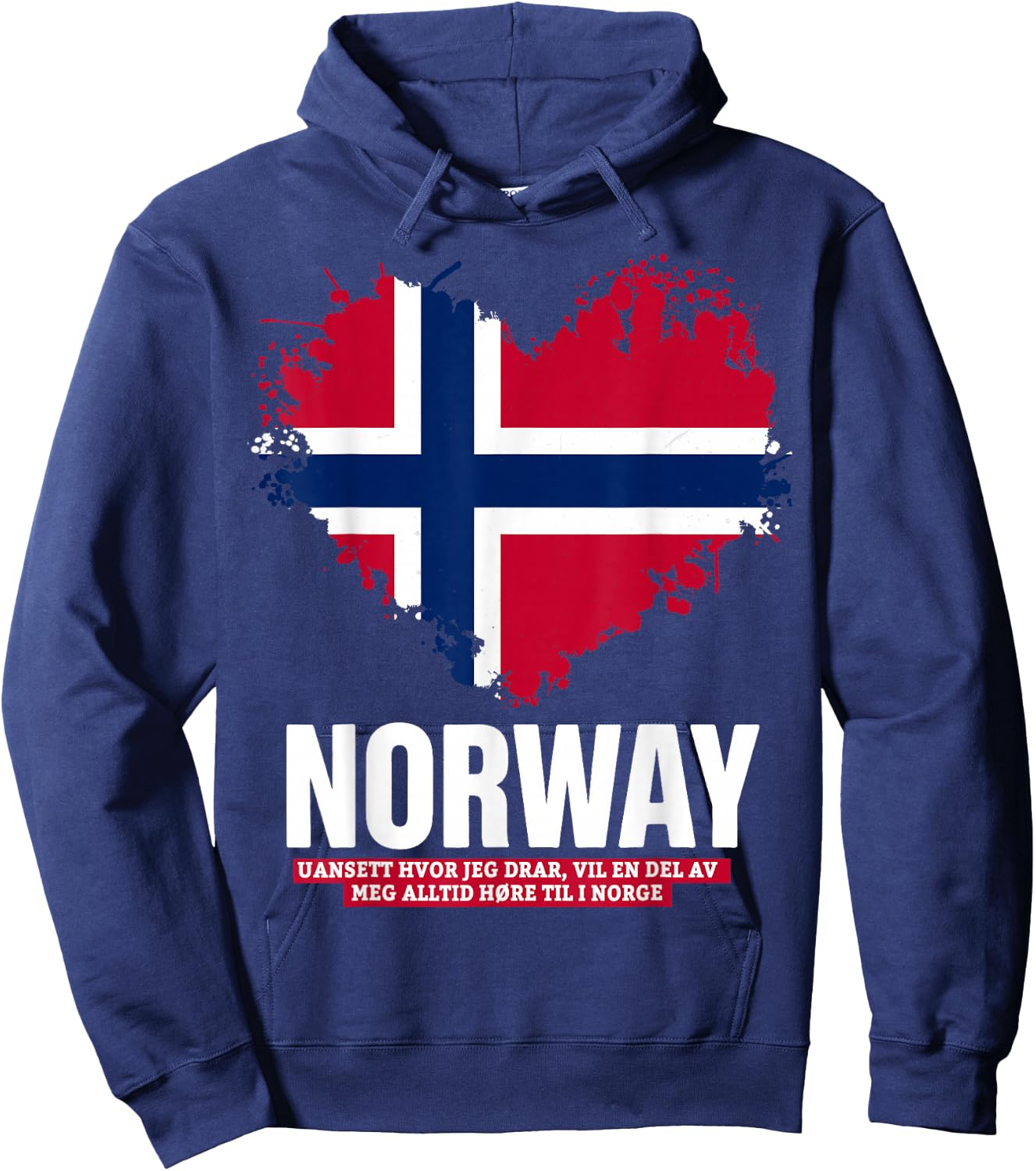 Norway Flag Outfit Idea for Kids & Norge Norwegian Roots Hoodie - Hoodie | Navy