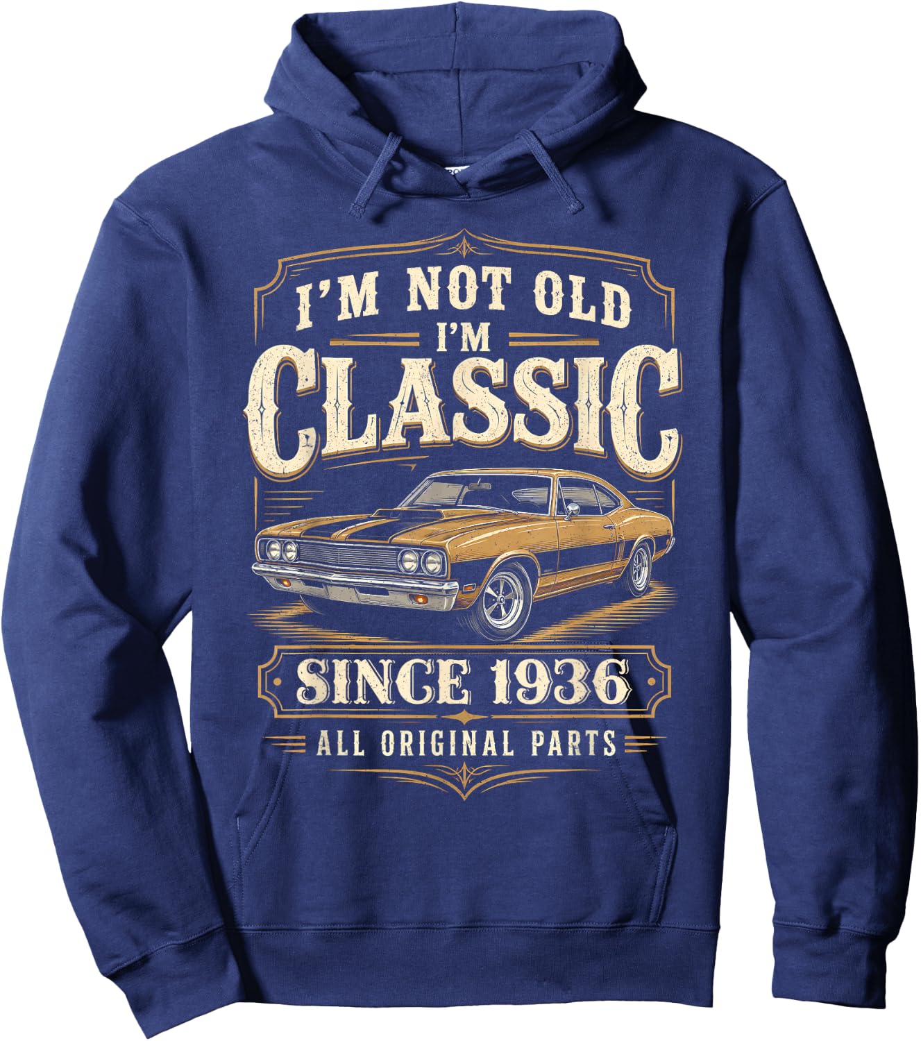 90 Year Old Gift Classic 1936 Limited Edition 90th Birthday Hoodie - Hoodie | Navy