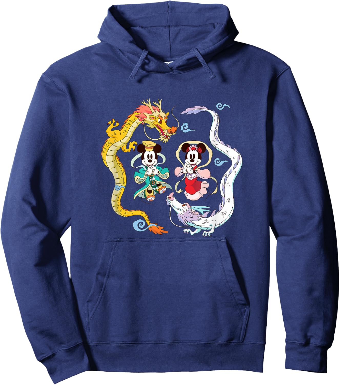 Disney Mickey and Friends Chinese New Years Mickey & Minnie Hoodie - Hoodie | Navy