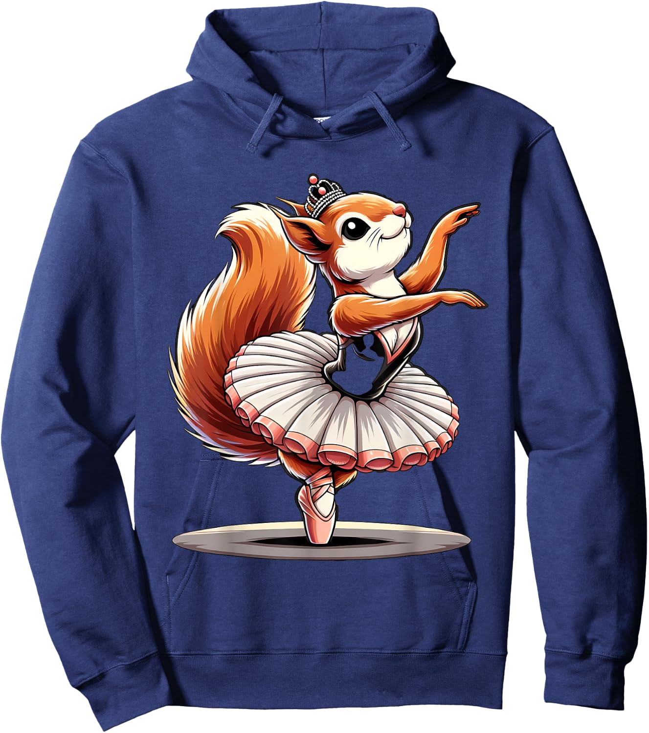 Ballerina Wild squirrel Dancing Hoodie - Hoodie | Navy