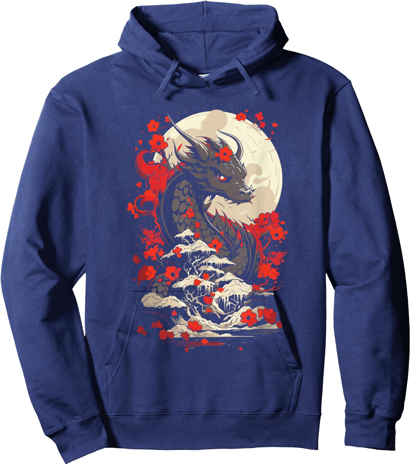 Year Of The Dragon - Zodiac Lunar New Year 2024 Hoodie - Hoodie | Navy