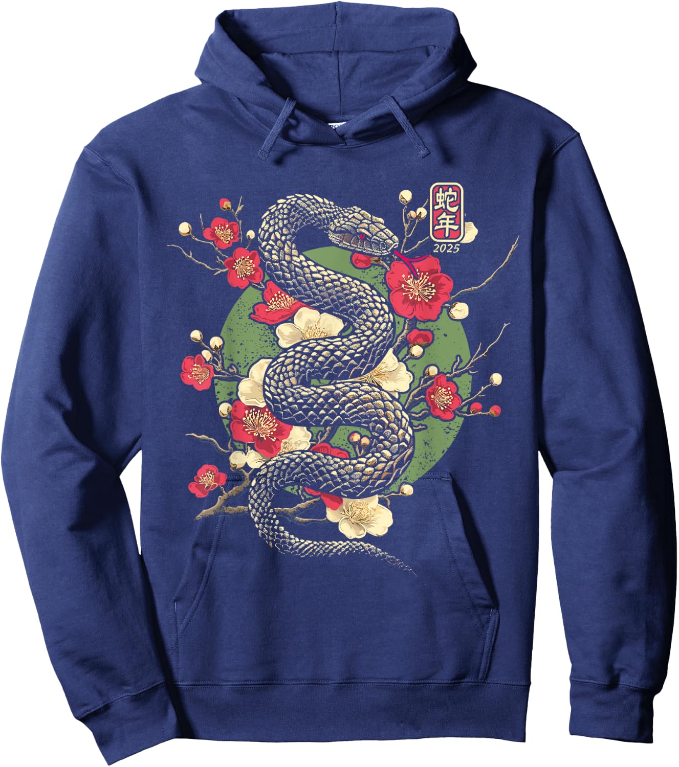Year of the Snake 2025 Chinese New Year Hoodie - Hoodie | Navy