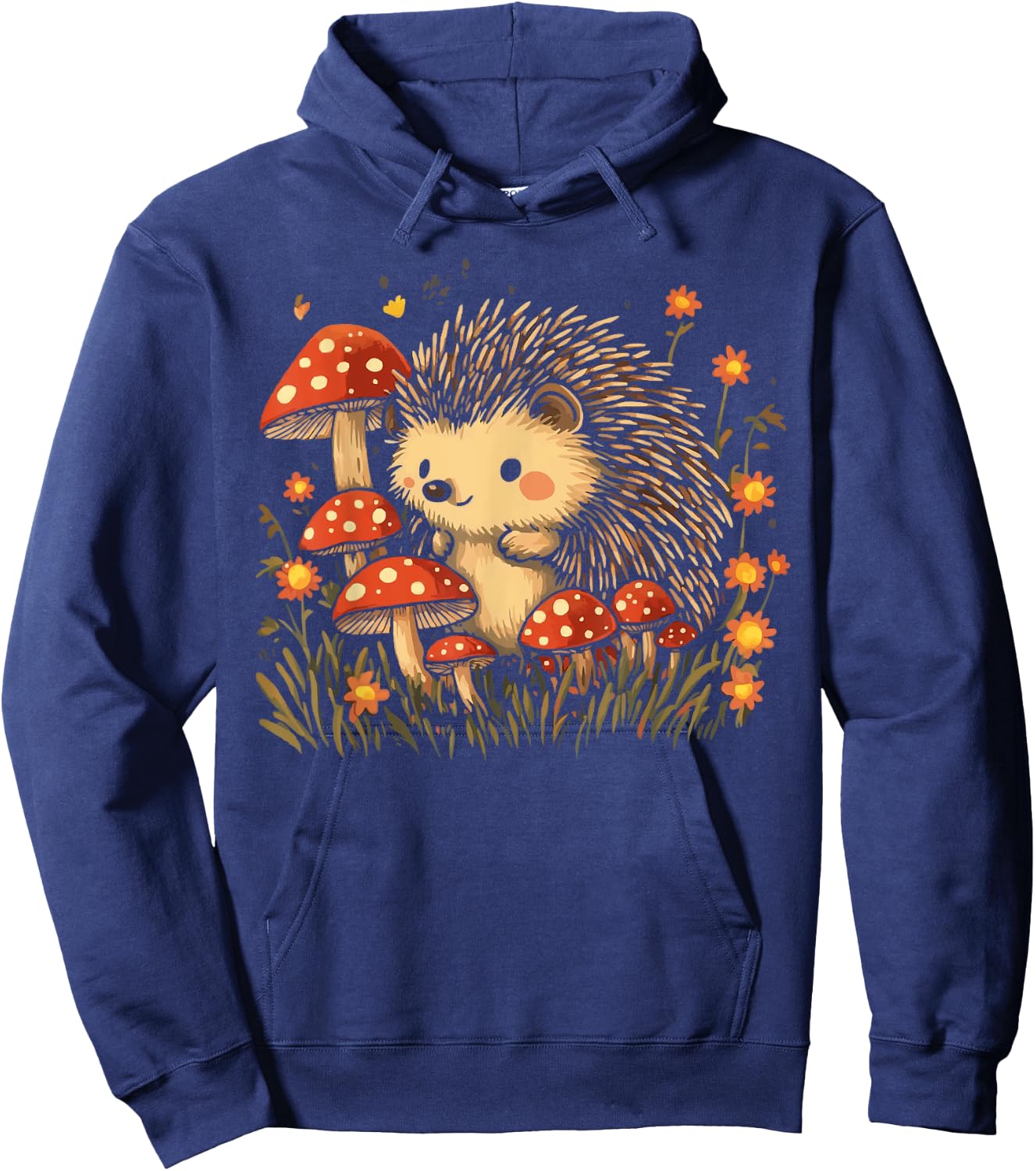 Mushroom Foraging Mycology Fungi Shroom Animal Hoodie - Hoodie | Navy