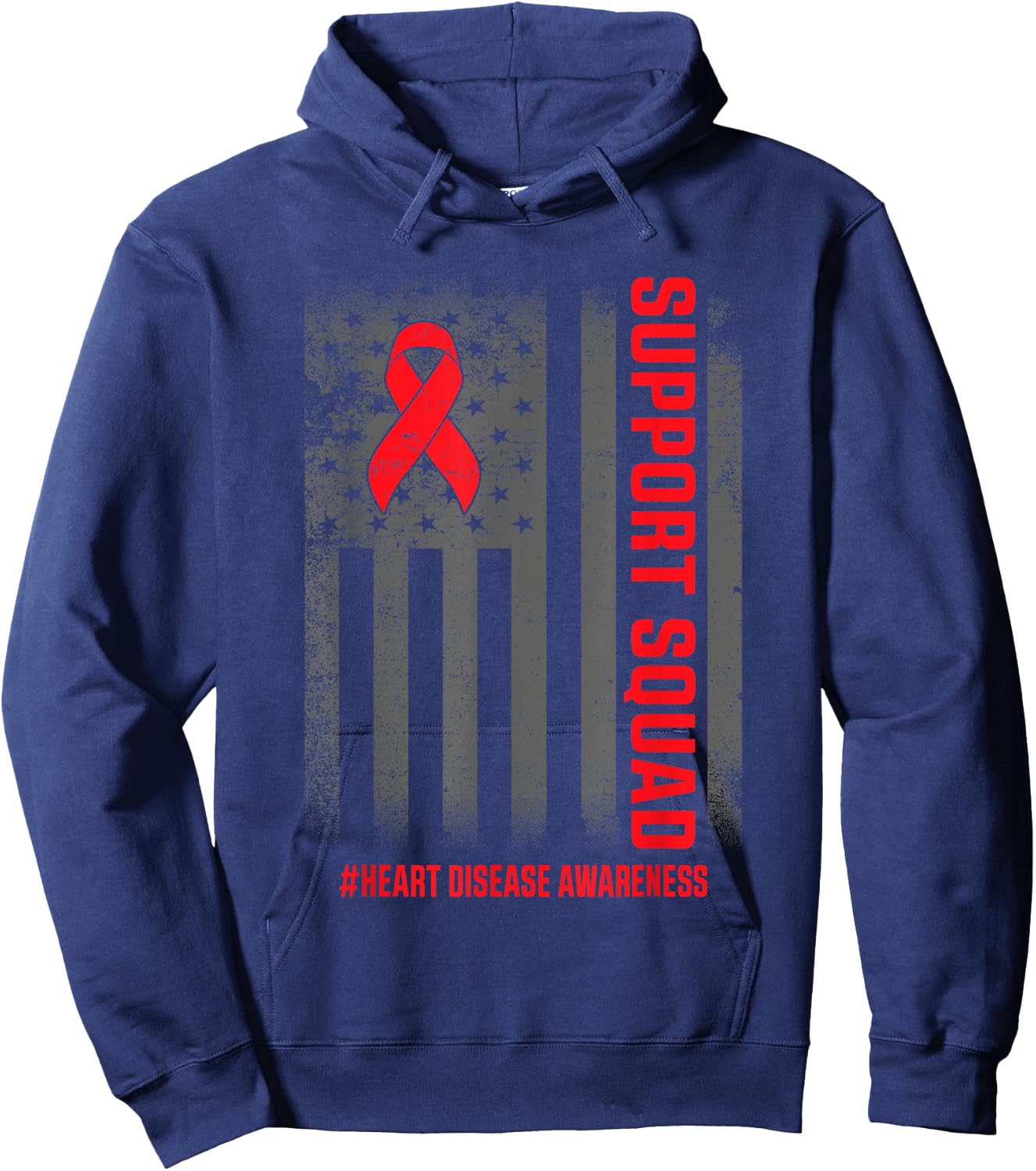 Heart Disease Awareness Month Open Heart Diseases Surgery Hoodie - Hoodie | Navy
