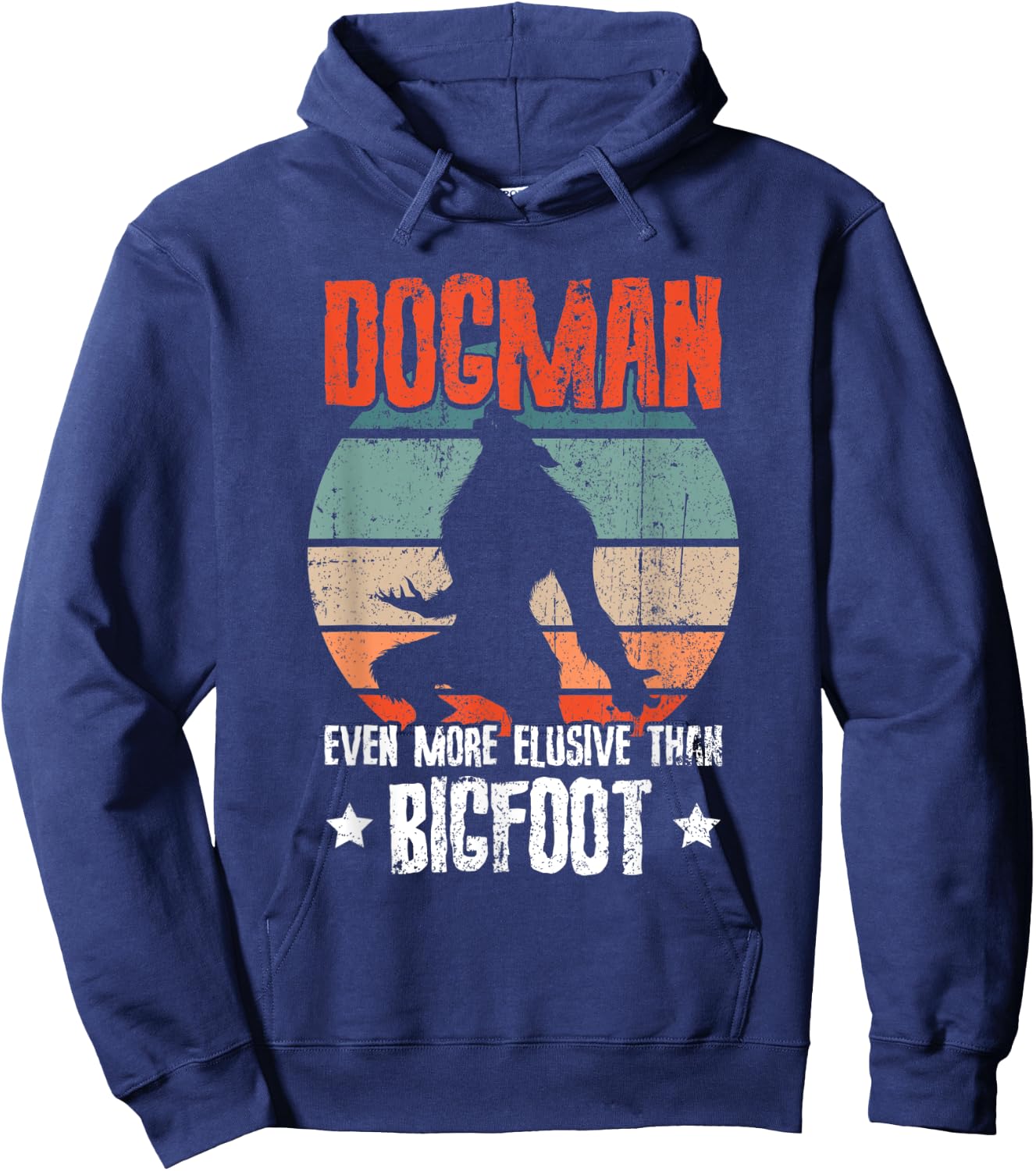 Michigan Cryptids Cryptozoology Monsters Michigan Dogman Hoodie - Hoodie | Navy