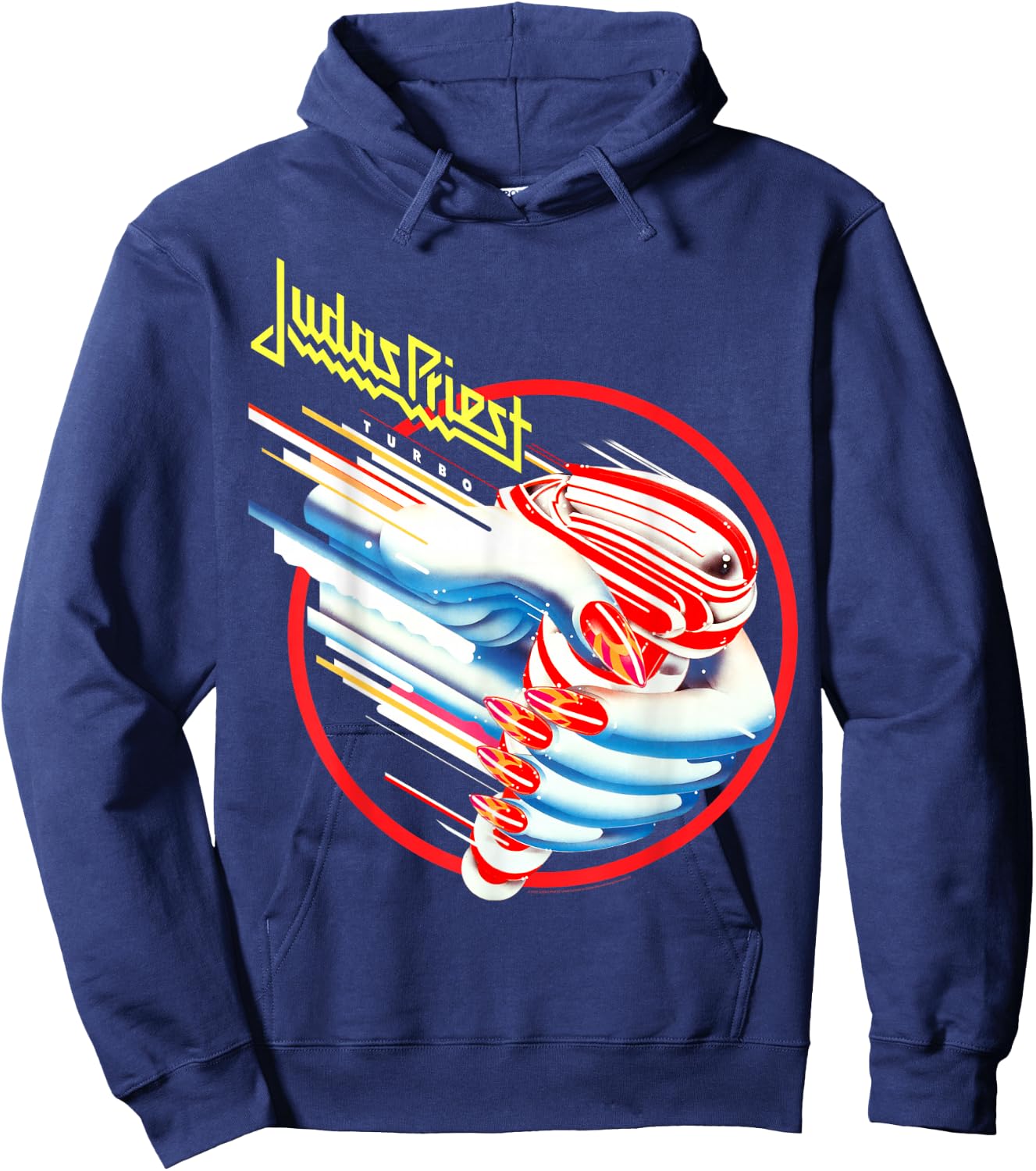 Judas Priest Turbo Album , black Hoodie - Hoodie | Navy