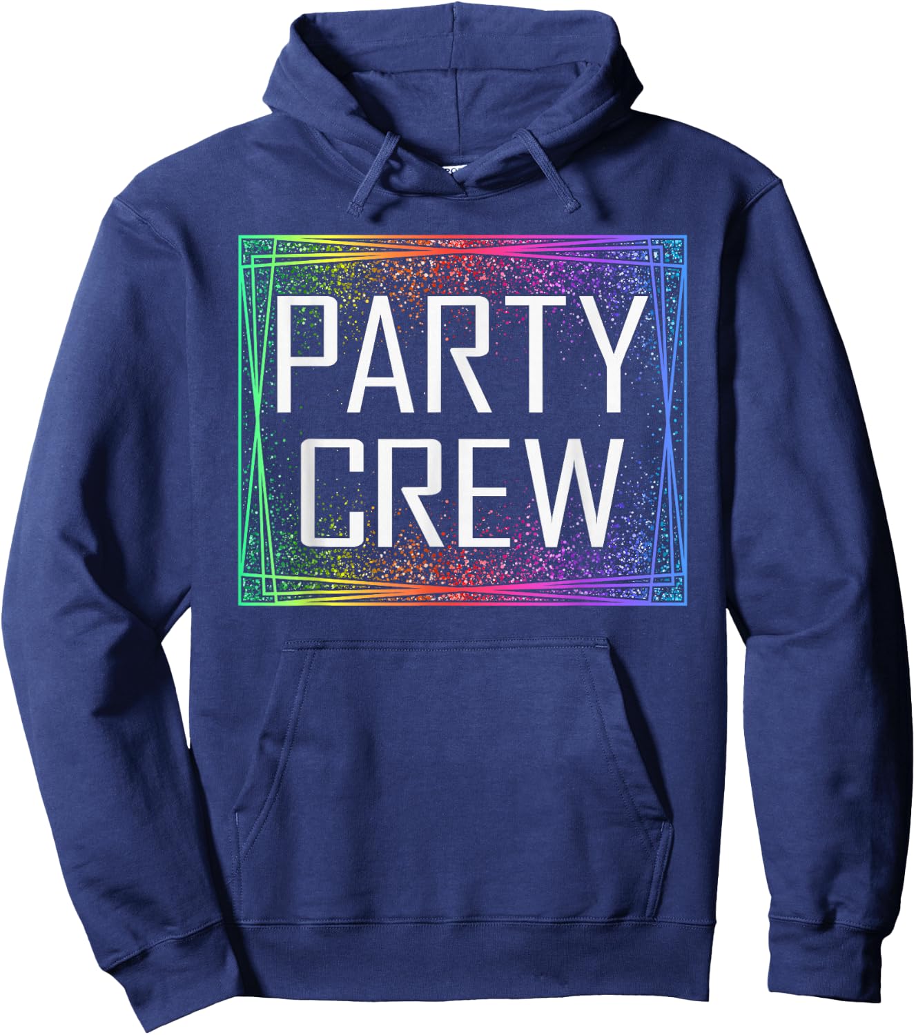 Party crew matching shirts for birthday party , black Hoodie - Hoodie | Navy