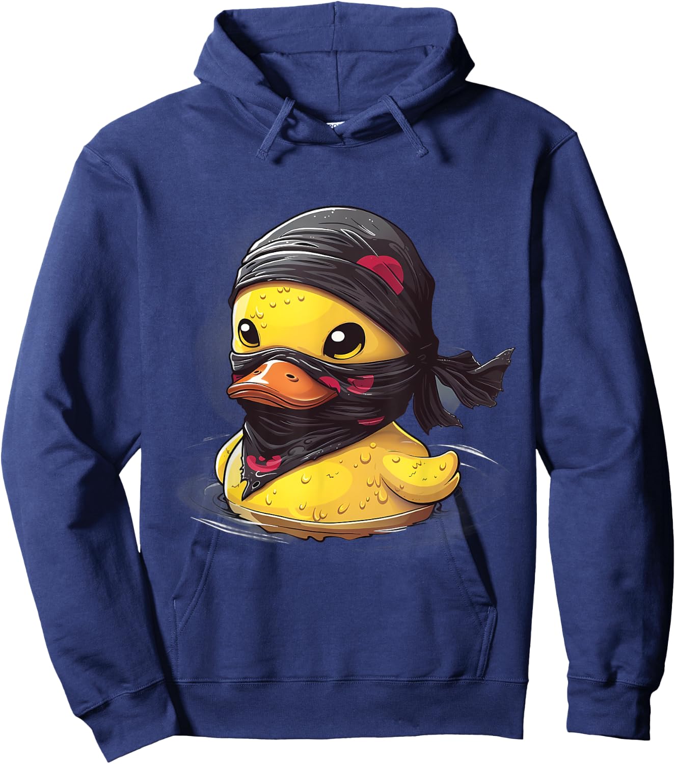 Rubber Duck Ninja Samurai Rubber Duckie Rubber Duckling Hoodie - Hoodie | Navy