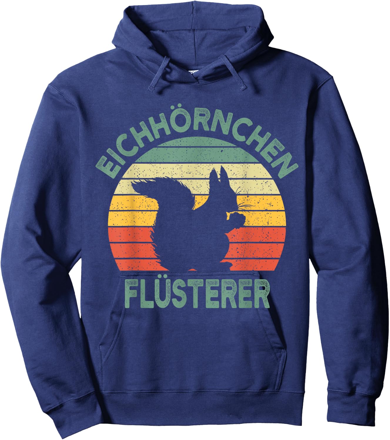 Squirrel Whisperer Vintage Funny Gift Hoodie - Hoodie | Navy
