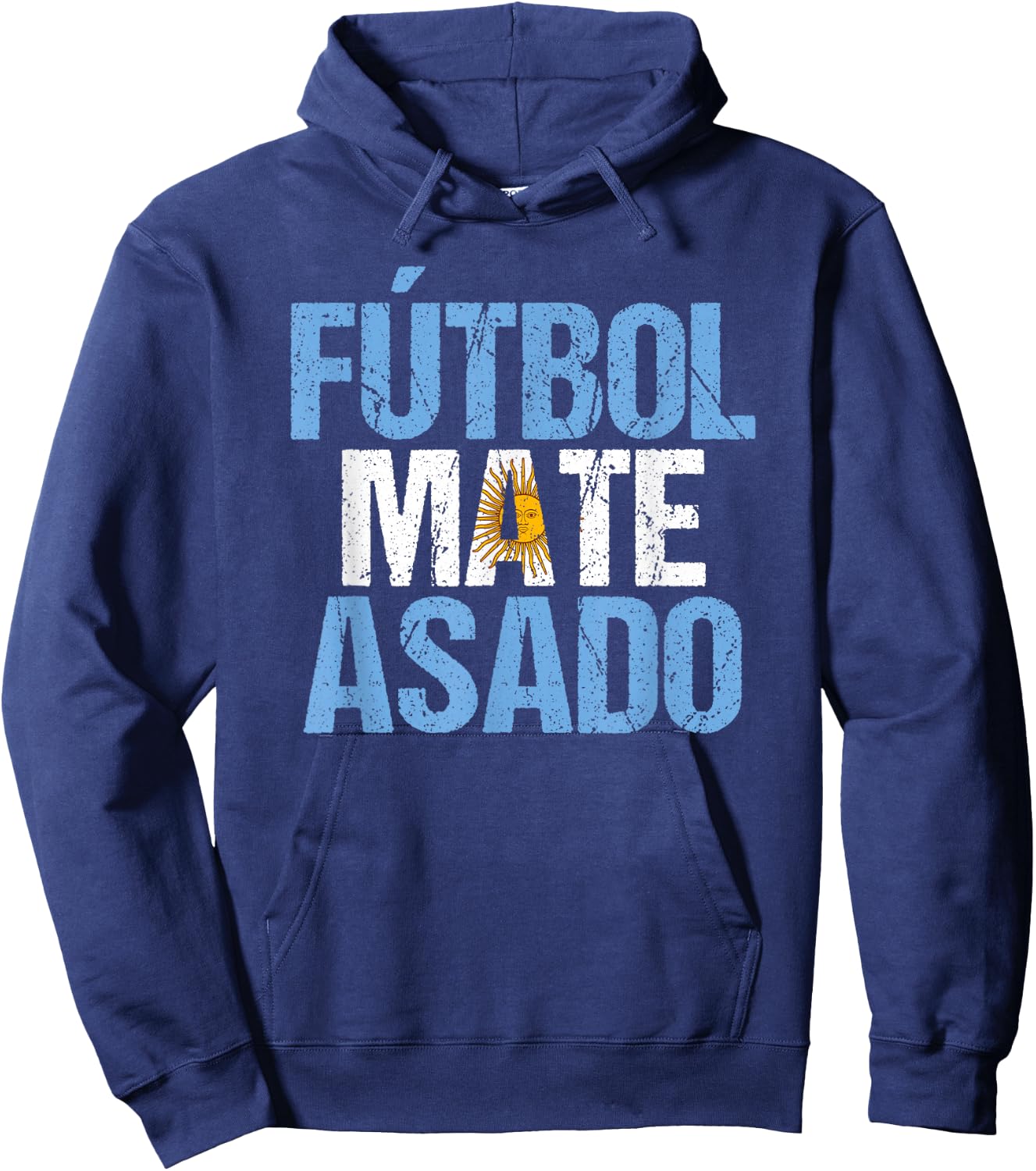 Fútbol Mate Asado Argentinischer Slang Argentinien Hoodie - Hoodie | Navy