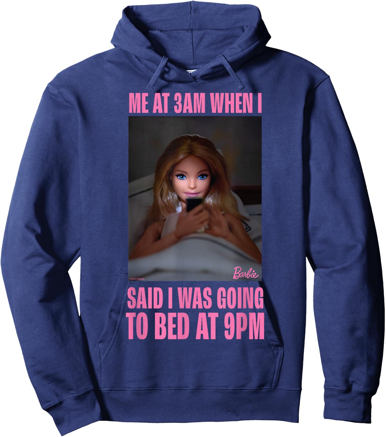 Barbie - Bedtime Meme Hoodie - Hoodie | Navy